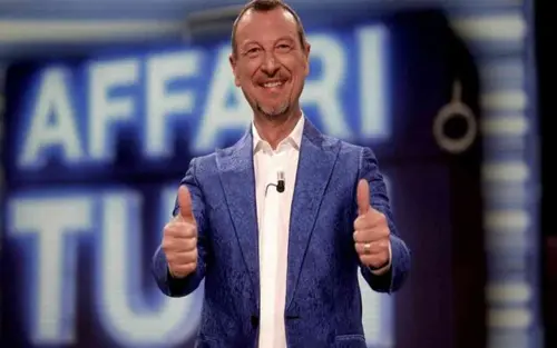 Amadeus Sanremo 2024: età, moglie, figli, meme, stipendio