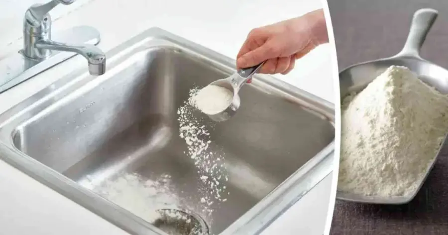 Lavandino sporco, ecco il trucchetto della nonna: usa la farina...