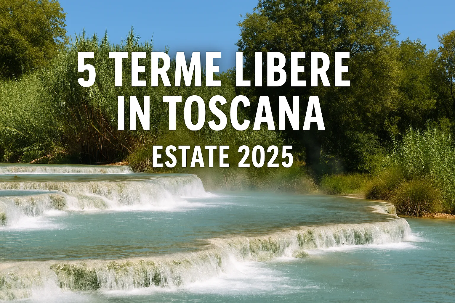 Le 5 terme libere più belle della Toscana da visitare entro l’estate